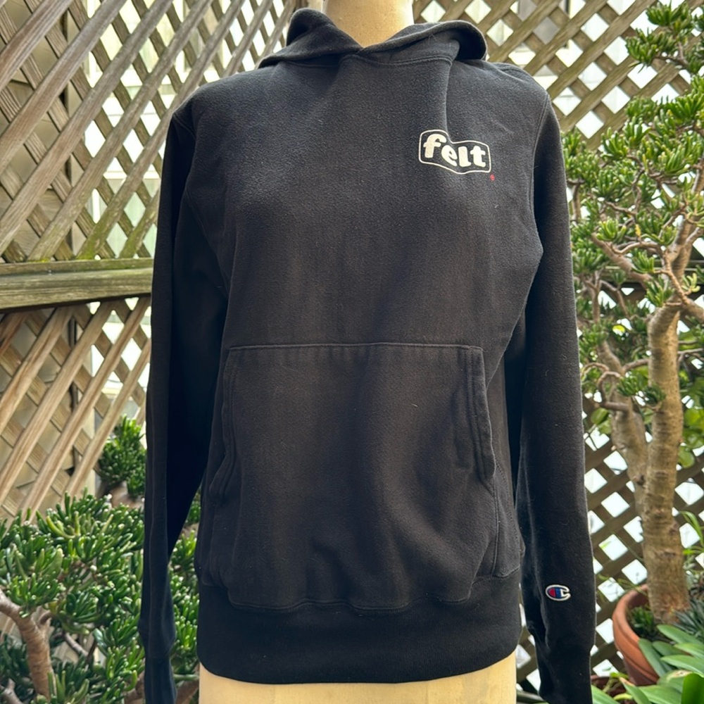 FELT logo HOODIE -for every living thing.  SMALL - Unisex. GUC